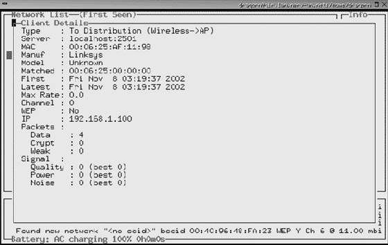 ���������� Kismet Wireless