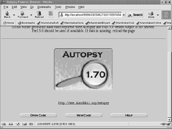 ���������� Sleuth Kit � Autopsy Forensic Browser