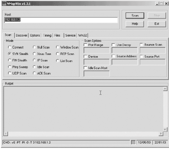 ��������� Nmap � Linux