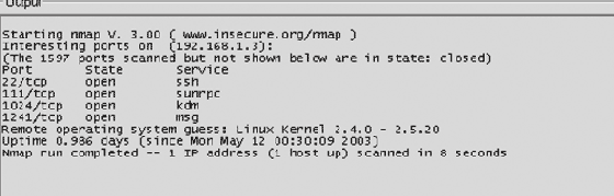 ����� ����������� Nmap