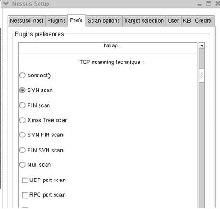 ������� ������������ Nessus