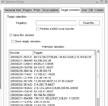 ������� Target Selection (����� ����)