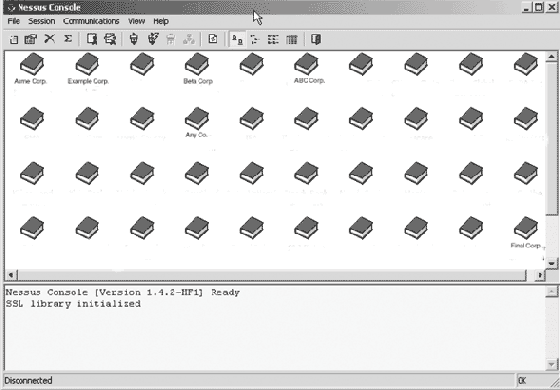 ���������� Windows-������� NessusWX