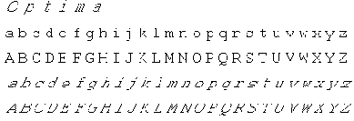 Классификация шрифтов