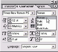 ���� ������ ������� Character