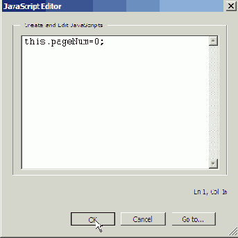 Адресация кнопок сценарием JavaScript