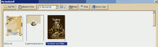 Добавление файлов PDF на книжную полку