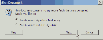 Подписание рекламного объявления