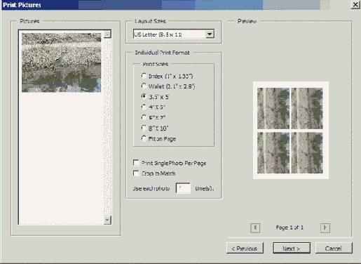 Редактирование и печать с помощью модуля Picture Tasks (Задачи рисования)