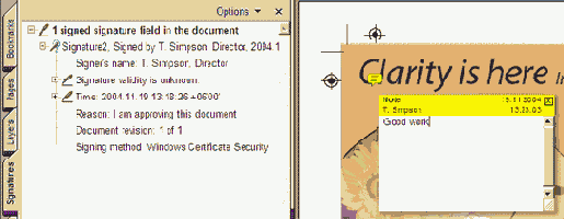 Редактирование подписанного документа