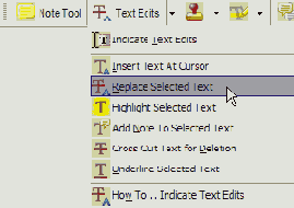 Редактирование текста