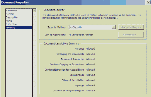 Сертификация файла PDF