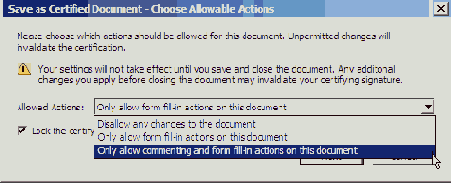 Сертификация файла PDF
