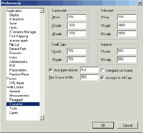 ��������� Superscript � Subscript
