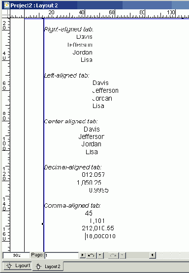 ������� Tabs