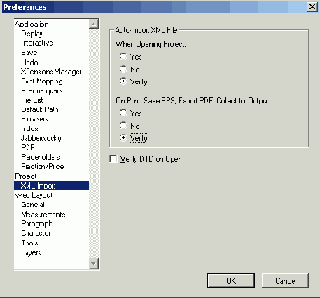 ������� XML Import