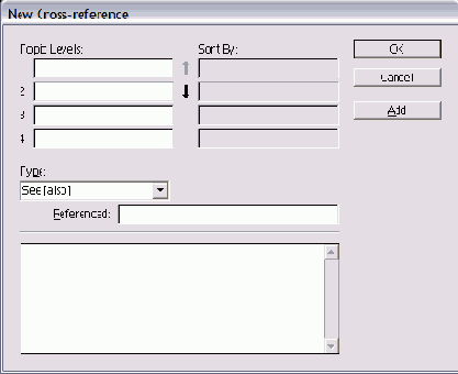 ���������� ���� New Crossreference