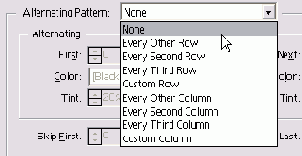 ���� Alternating Pattern ��� ������� ������� �������