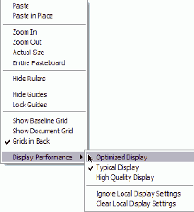��������� ������������ ���� Display