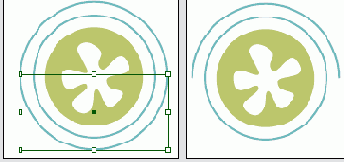 Разрезание пути при помощи инструмента Scissors (Ножницы)