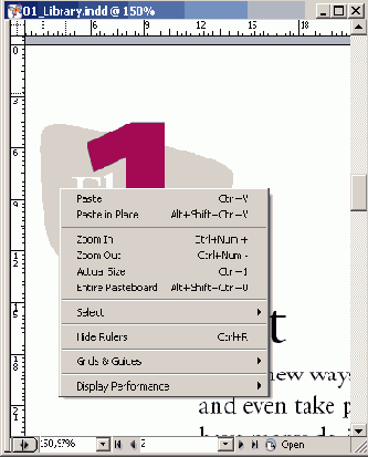 Использование контекстных меню