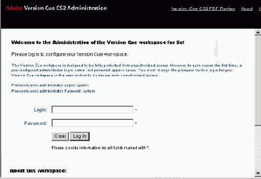 ������ � ���������� Version Cue