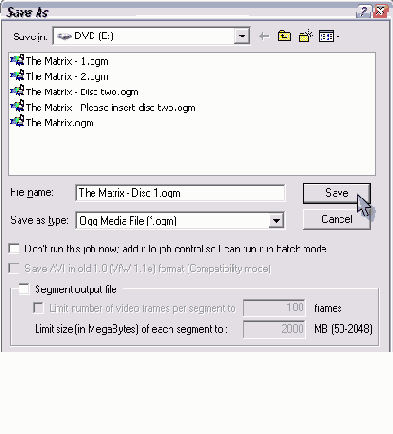 � ��������������� ������� ������ OggDS 