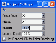 ���������� ���� Project Settings