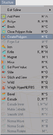 ���������� Create Polygon ���������� ������� � ��������