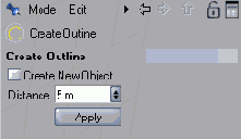 ��������� ����������� Create Outline