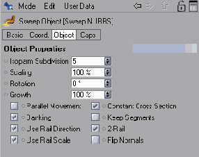 ��������� ����������� Sweep