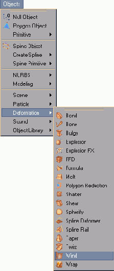 ������� Object > Deformation