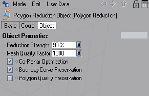 ��������� ����������� Polygon Reduction