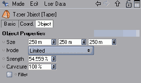��������� ����������� Taper