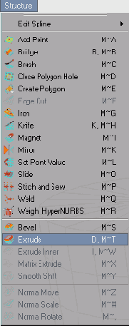 ����� ����������� Extrude