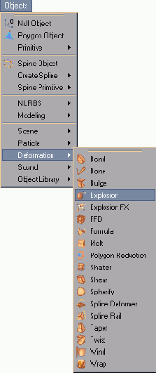 �������� ������� Object > Deformation