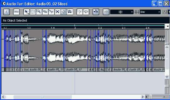 ���� Audio Part Editor (��� ������