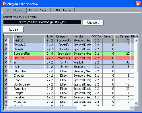 ���� PlugIn Information