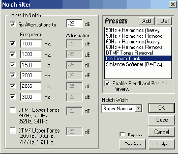 Notch Filter -������������� ������ ������