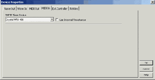 ���������� ������ � ����� MIDI-��������� (������� MIDI Out � MIDI In)