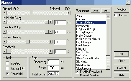 ���������� � �������� Flanger