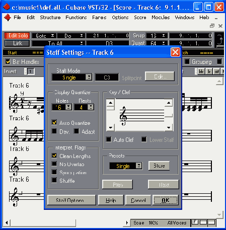 ���������� ���� Staff Setting