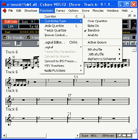 ���������� ���� Insert Quantize