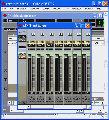 �������������� ������ ����������� �������� MIDI Track Mixer