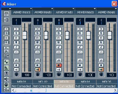 ����������� ���������� ReWire � Cubase SX