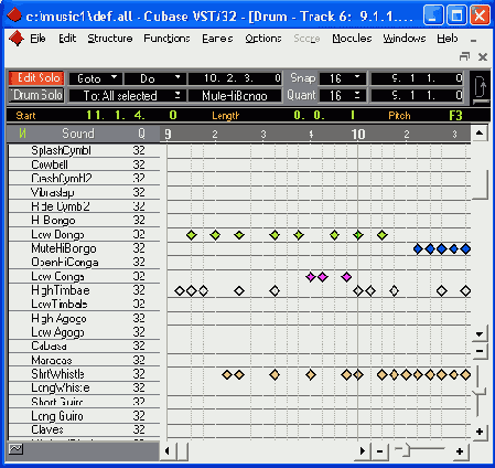  �������� ������� ������������ Drum Edit