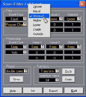 Редактор логических операций Logical