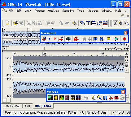  ������ � ����� � ��������� WaveLab