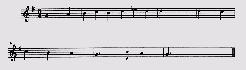 Гармонизуйте мелодию