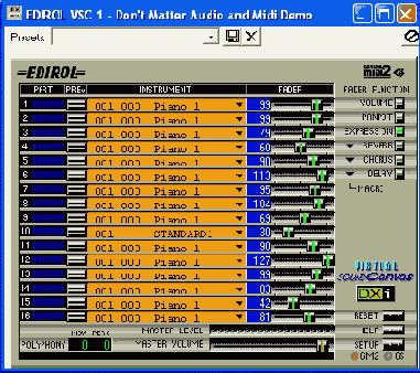 ���������� Virtual Sound Canvas DXi 